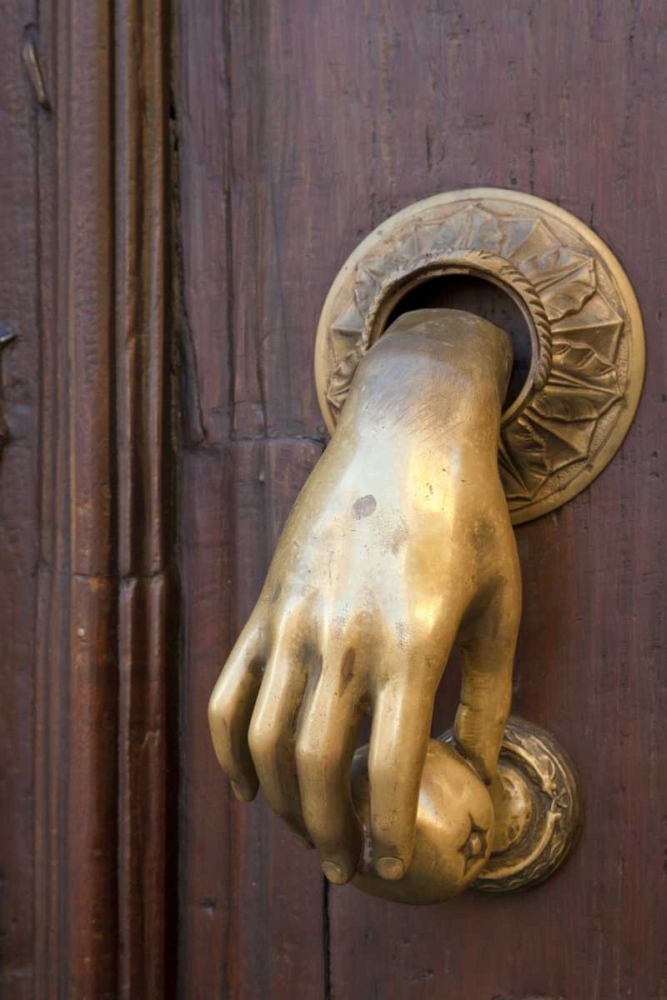Mexico Detail of a door and door knocker